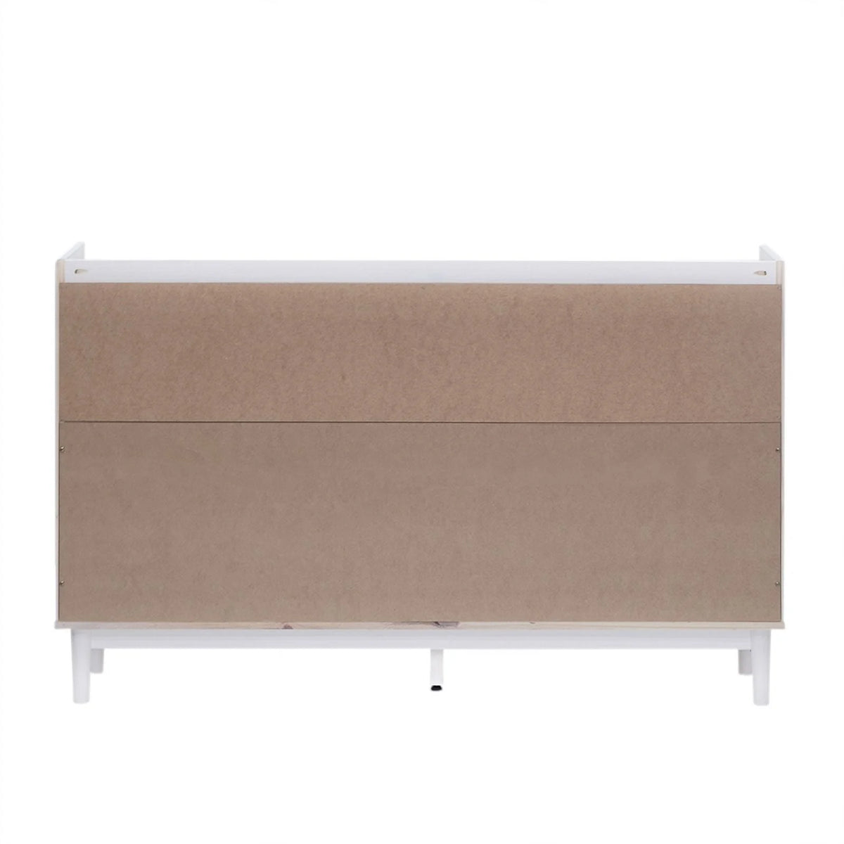 White 9 Drawer Solid Wood Dresser T8240