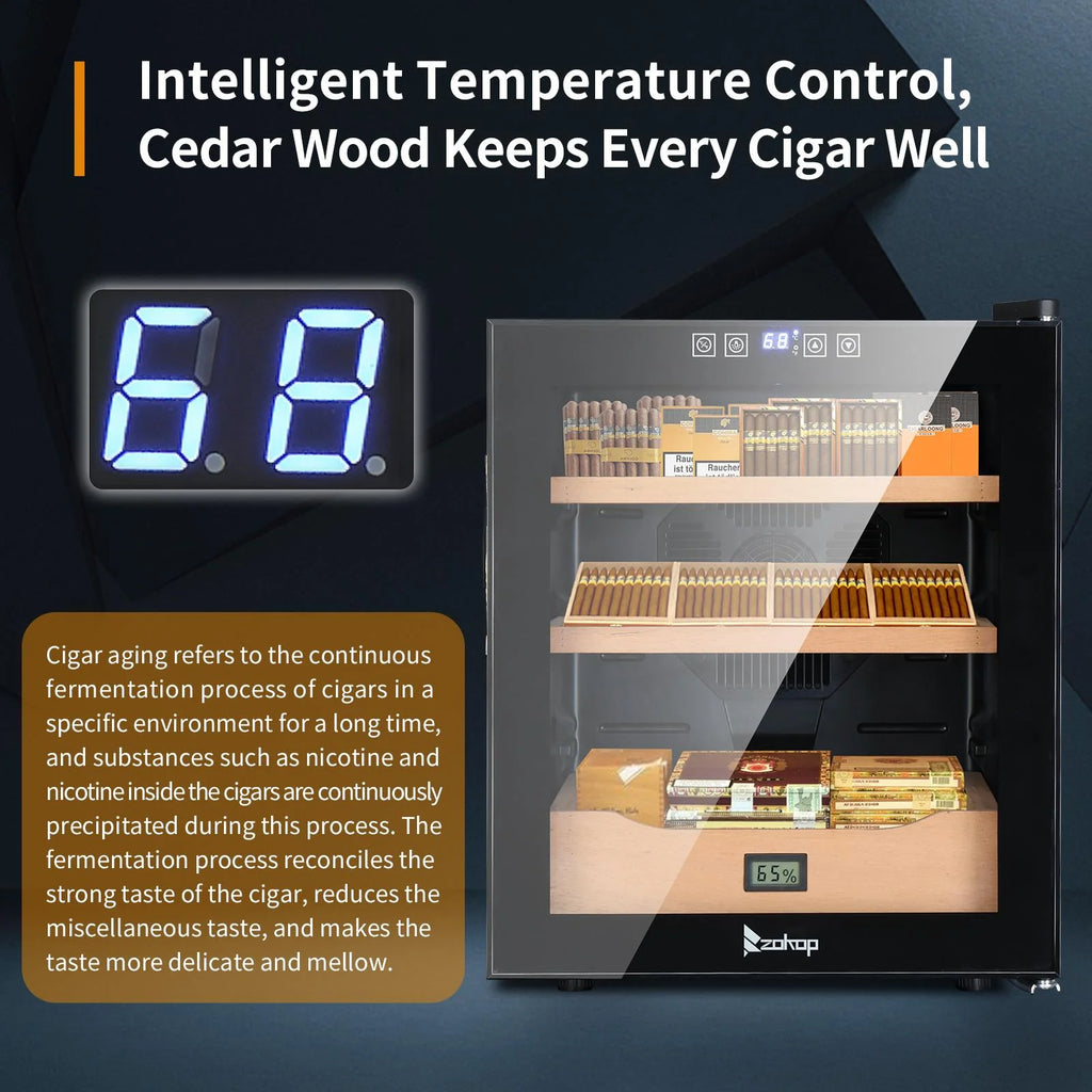 50L Cooling Heating Cigar Humidor 300 Counts H182