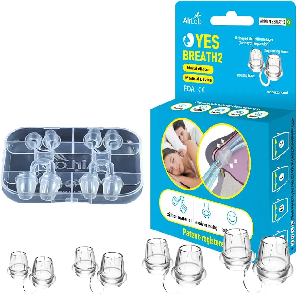 Anti Snoring Nose Clip 4 Count Medium V1676
