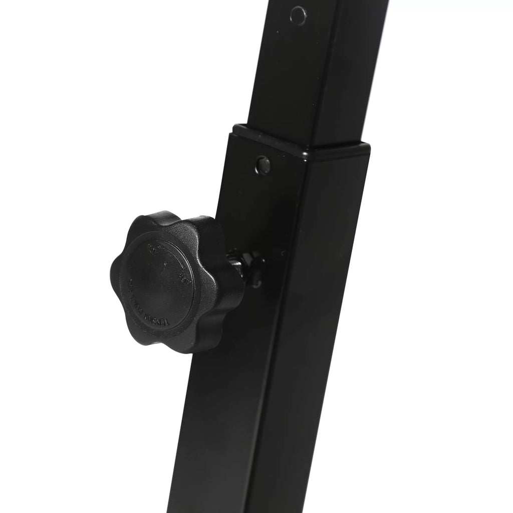 Black Height Adjustable Mobile Laptop Cart Desk with Wheels C452