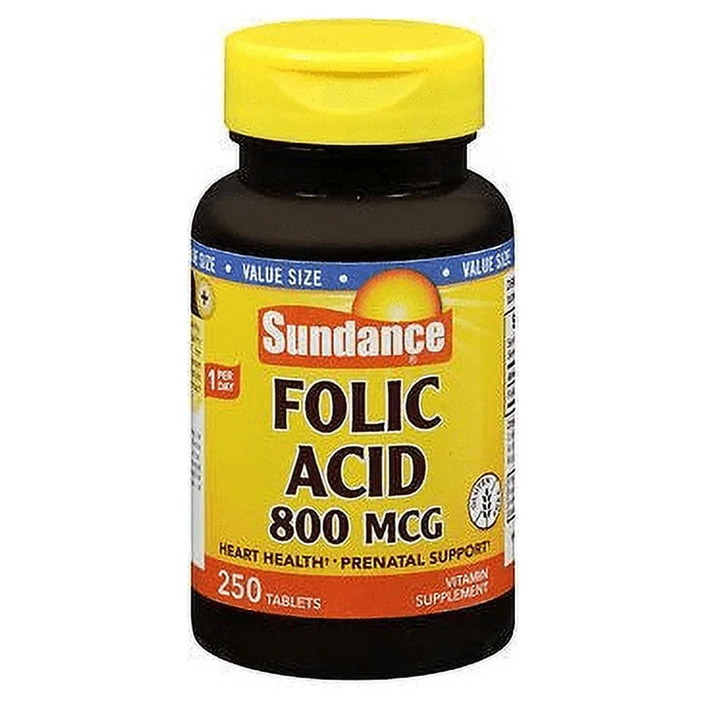 Folic Acid 800mcg Gluten-Free 250ct 6-Pack D9531