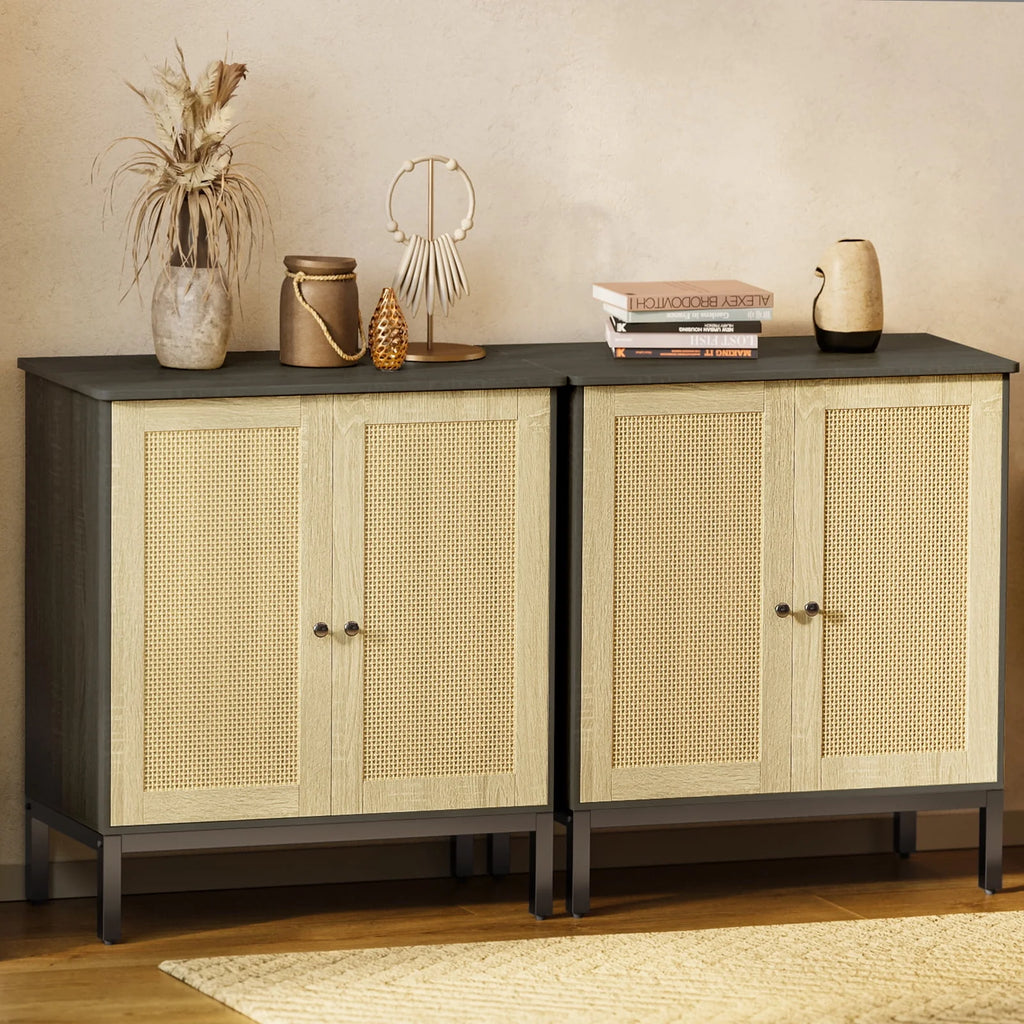 Rattan Buffet Storage Cabinet C8529