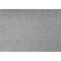 Queen Size Linen Foam Bed with Chrome Legs A648387