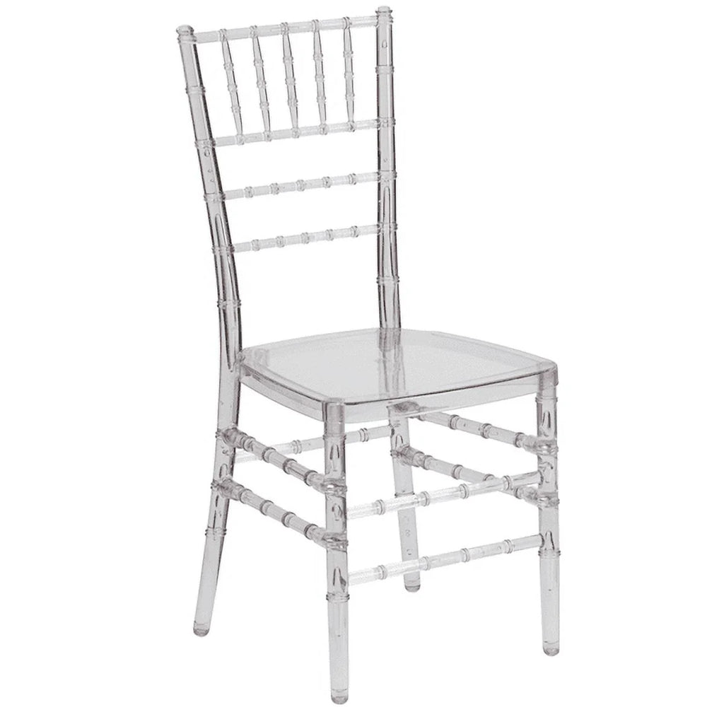 Clear 36-inch Tall Acrylic Transparent Resin Chairs E69028