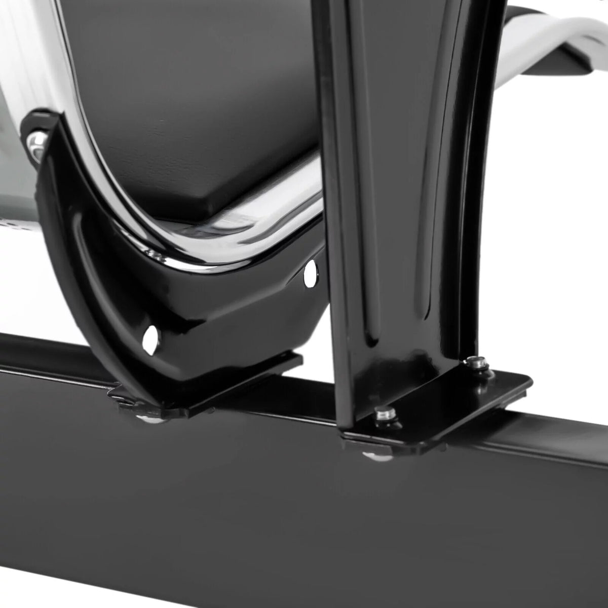 2 Seat PU Leather Reception Chairs with Table and Arms I41765