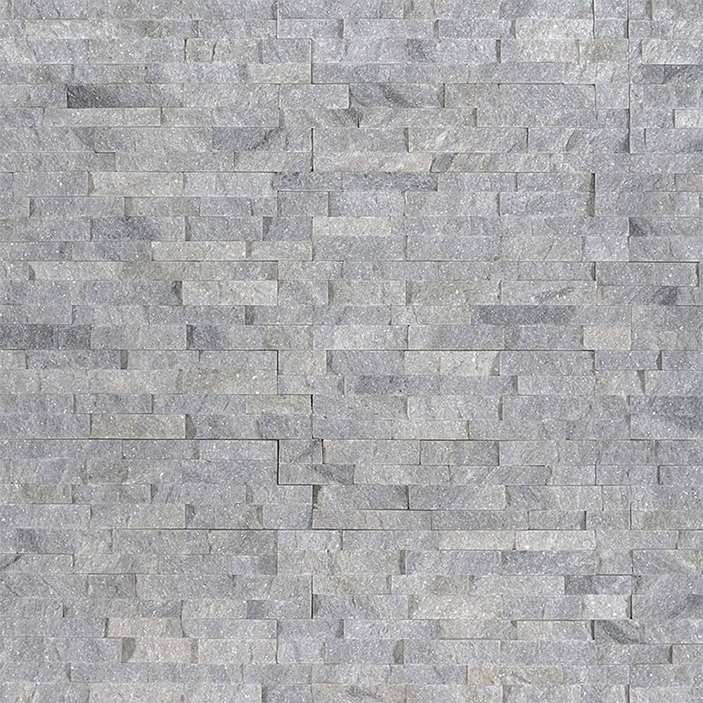 Sky Gray Stacked Stone Panels P244