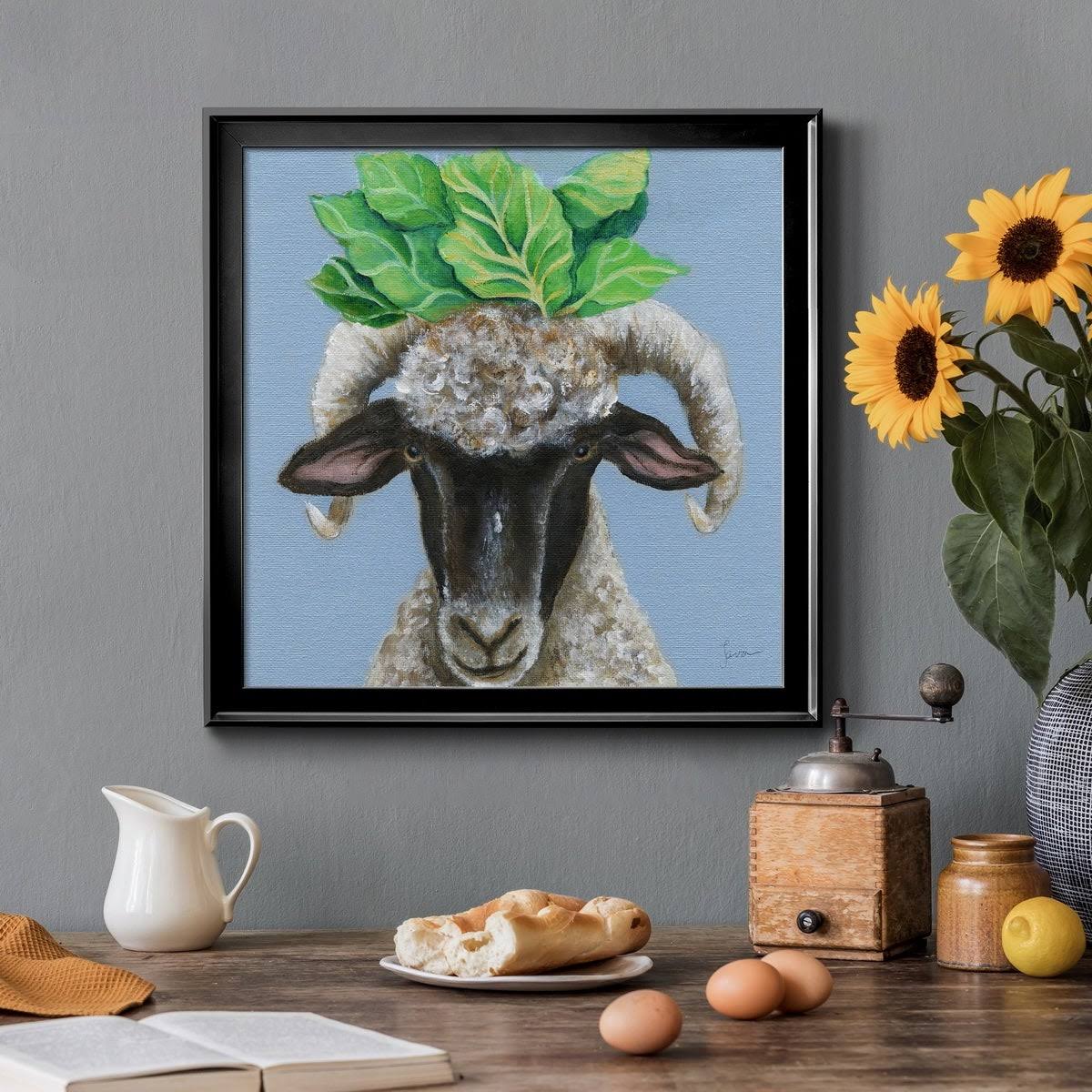 Black 32x32 Framed Canvas K411486