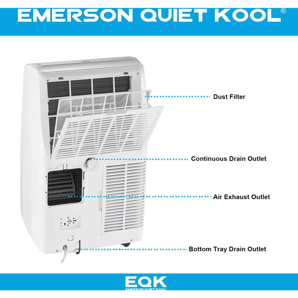 10,000 BTU Portable Air Conditioner with Heater D885