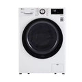 24 in. W 2.4 Cu. Ft. Compact Stackable Smart Front Load Washer in White with Steam O4378