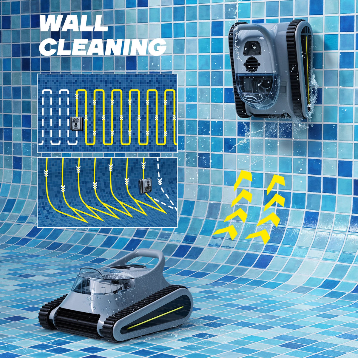 Cordless Robotic Pool Vacuum T916108