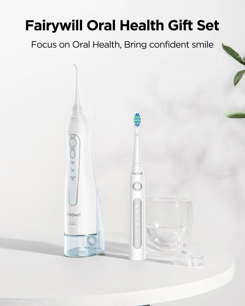 Black Water Flosser and Electric Toothbrush Combo X74422