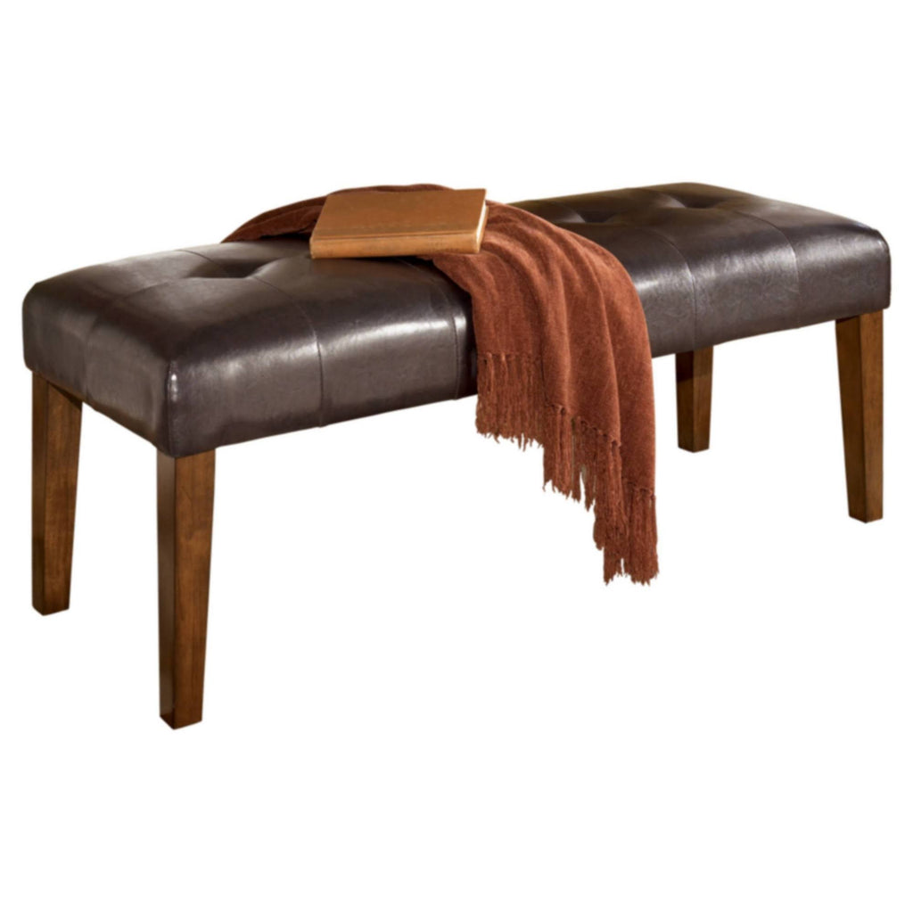 Medium Brown Upholstered Dining Bench N884