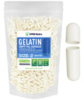 1000 Count White Empty Gelatin Capsules B1343