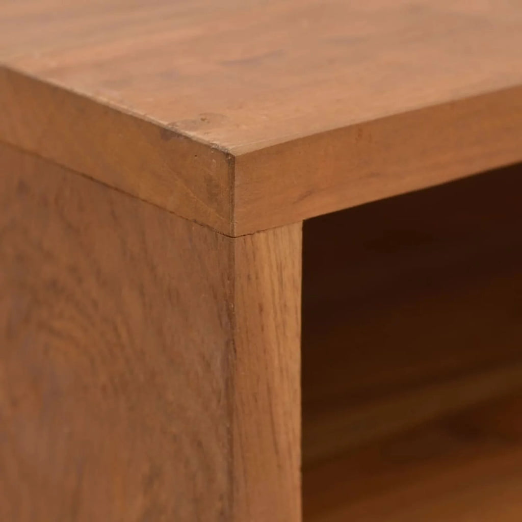 Teak Wood TV Cabinet with Storage Drawers and Shelf G4703