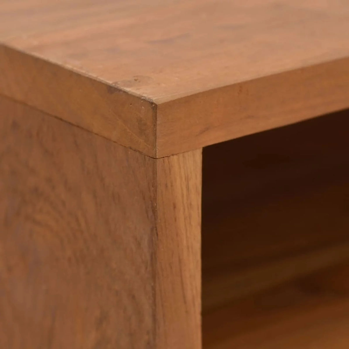 Teak Wood TV Cabinet with Storage Drawers and Shelf G4703