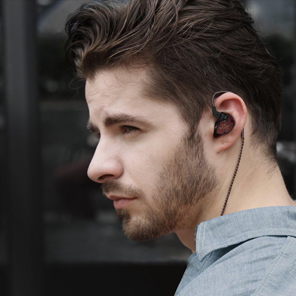 5 Drivers in Ear Monitors Blue Earphones with Detachable Cable N793495