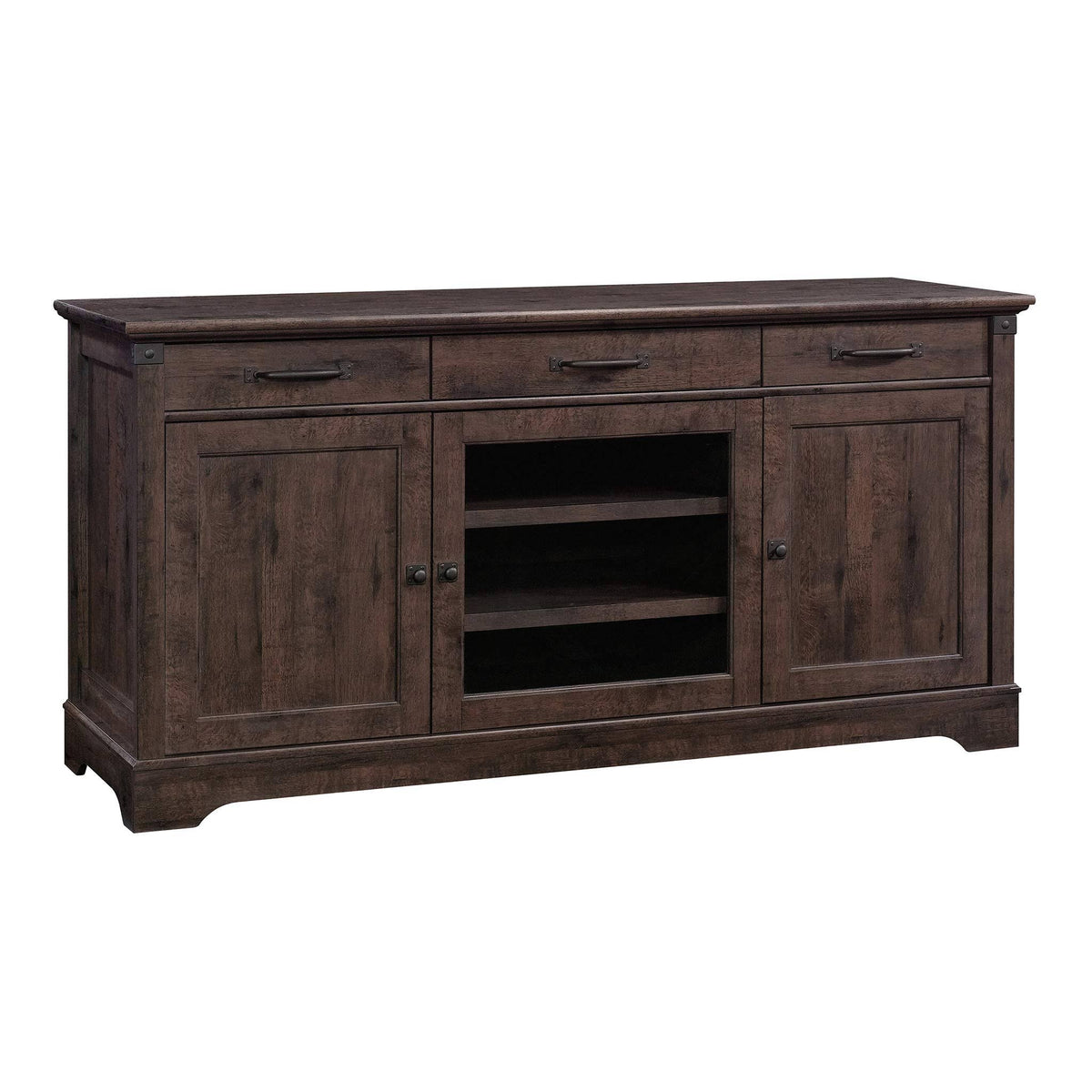 Coffee Oak Credenza C88303