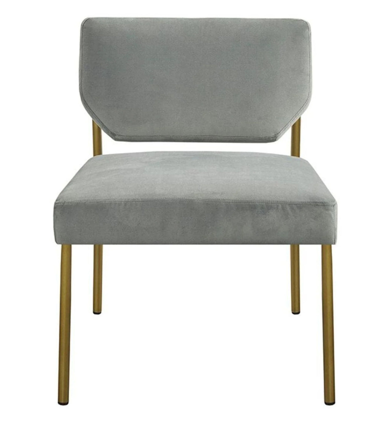 Gray Metal Frame Accent Sofa Chair I9777