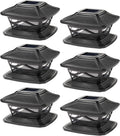 Solar Post Lights Outdoor 2 Modes Waterproof LED Fence Cap Light White 12 Pack S346557