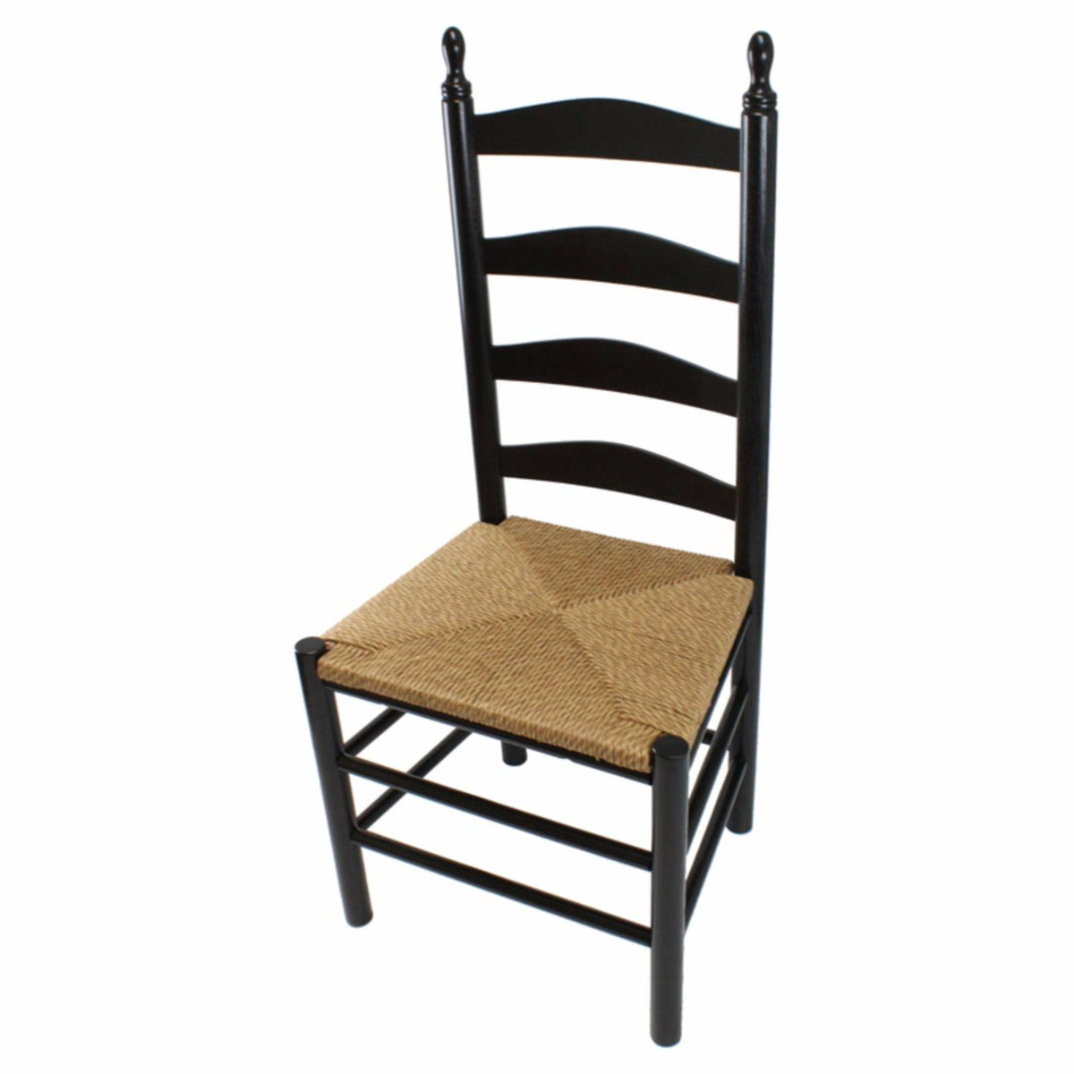 Medium Oak Wood Ladderback Dining Chair V455093