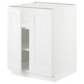 Base Cabinet with shelves/2 Doors, white 24x24x30 Z7236