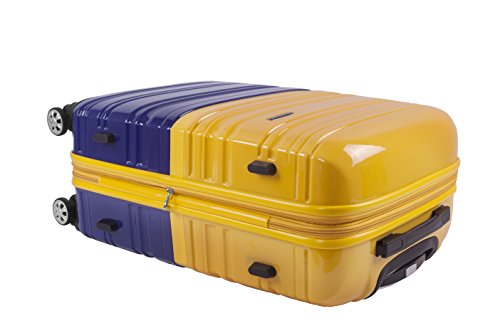 Expandable Hardside Spinner Wheel Luggage, Two Tone Navy, Carry-On 20-Inch U62839