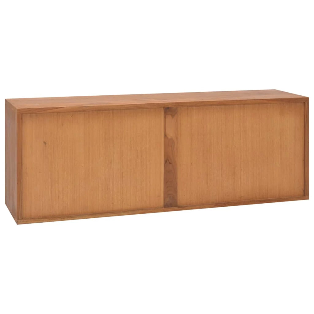 Teak Wood TV Cabinet with Storage Drawers and Shelf G4703
