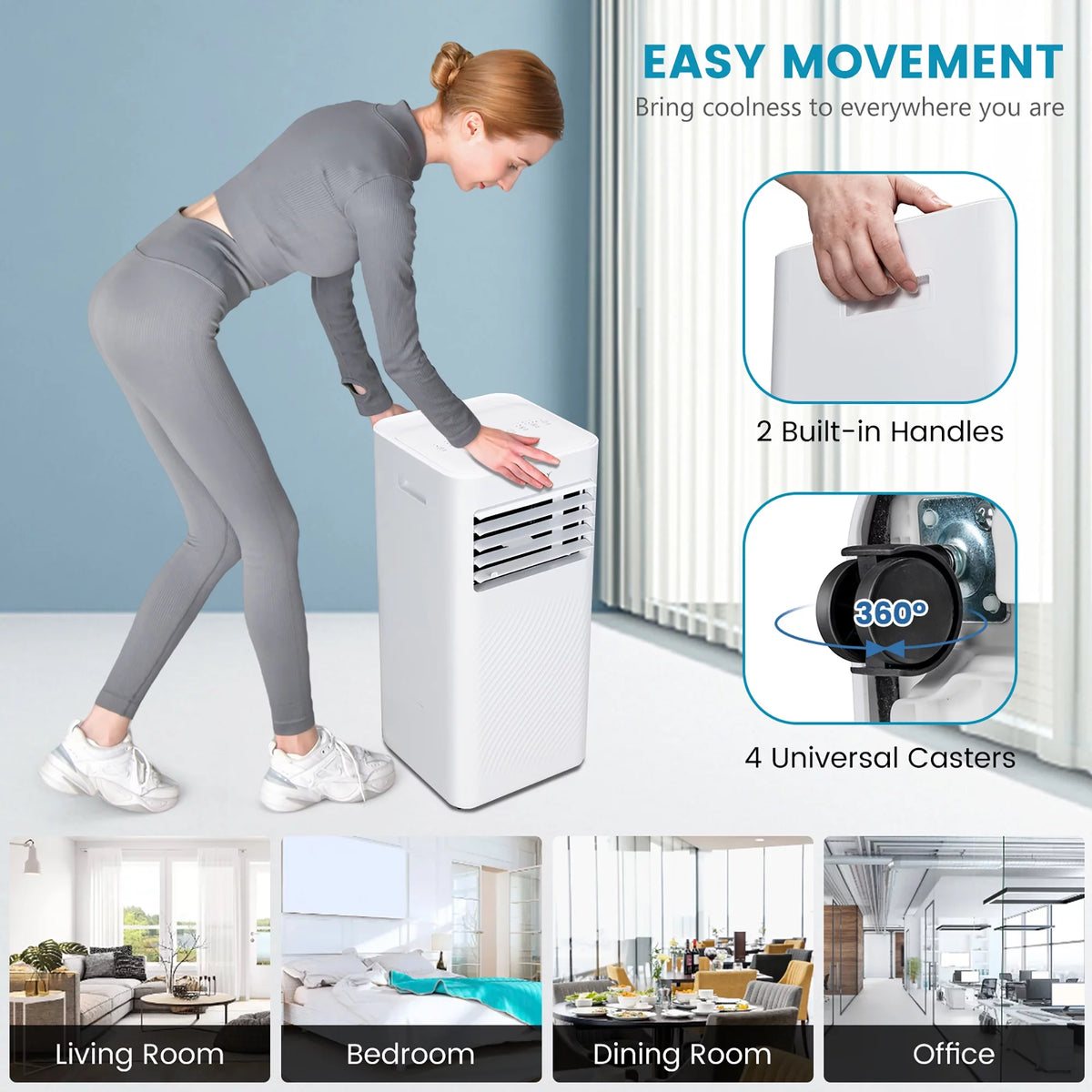 5000 BTU Portable Air Conditioner 4-in-1 P3514