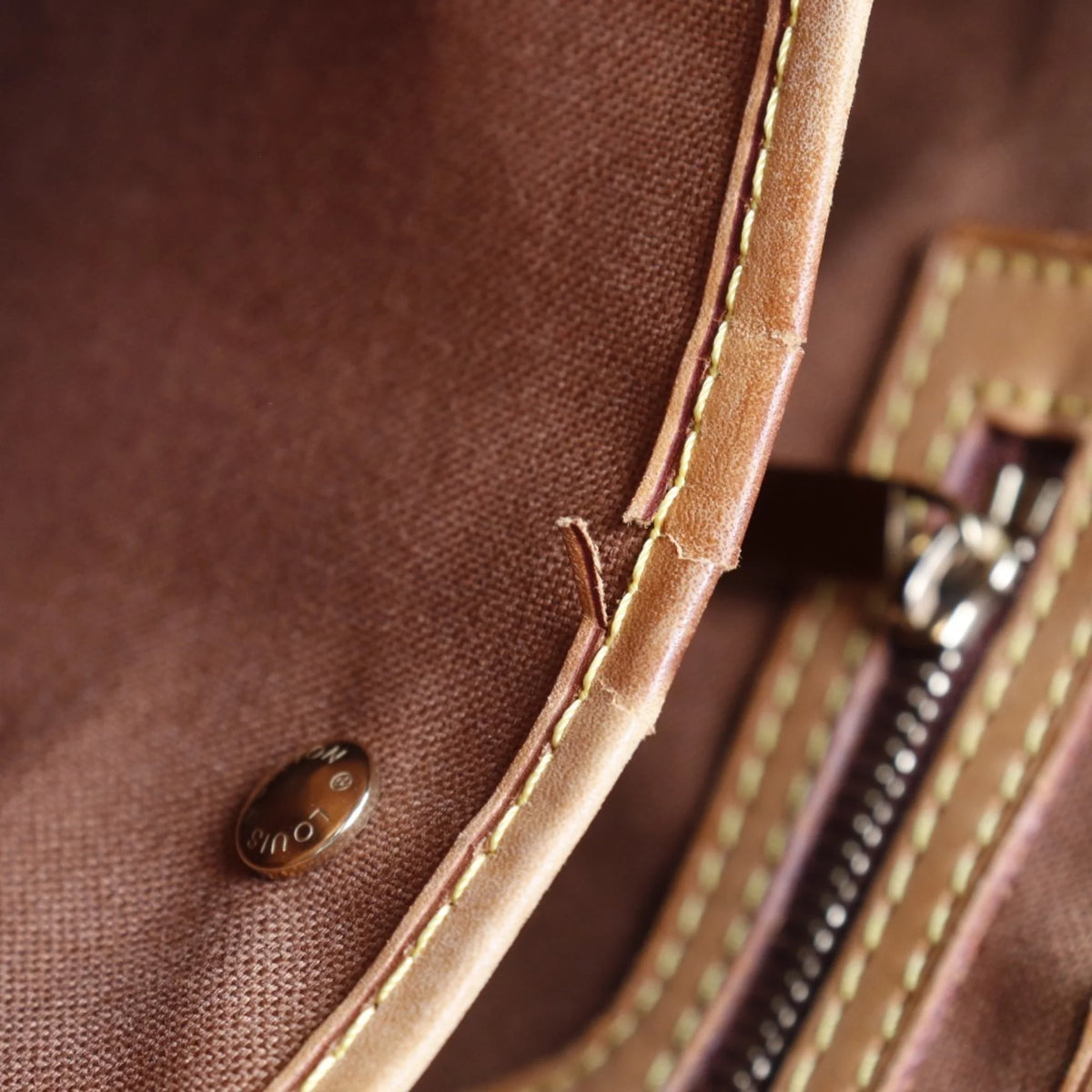 Brown Monogram Canvas Tote Bag P2140