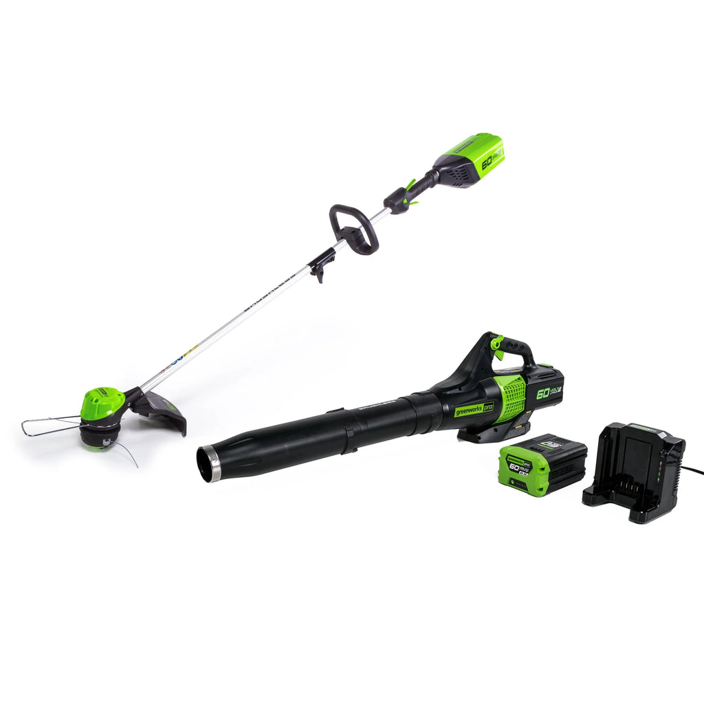 60V Cordless String Trimmer and Leaf Blower Combo Kit M951