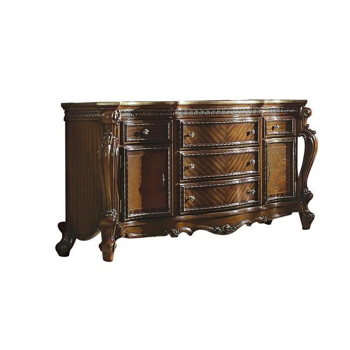 69 in. Five Drawer Manufactured Wood Dresser V42532