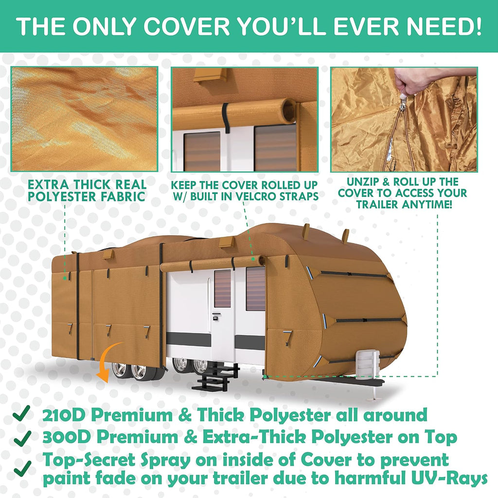 22’-24’ RV & Trailer Covers with Storage Bag O6050