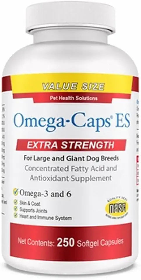 250 Softgel Capsules Omega 3 Vitamins Minerals Antioxidants for Large Giant Dogs T27785