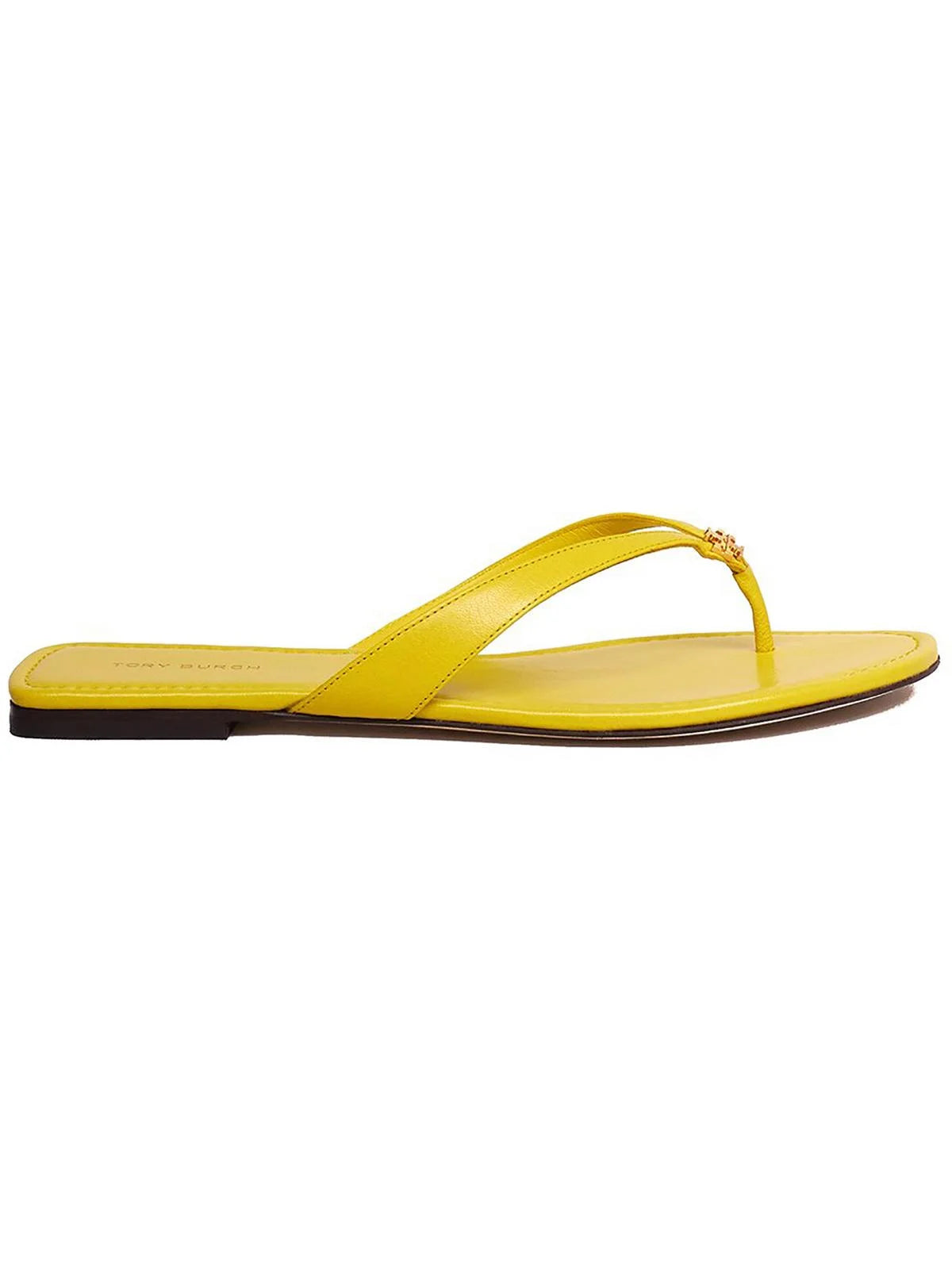 Womens Leather Flat Thong Sandals S790732