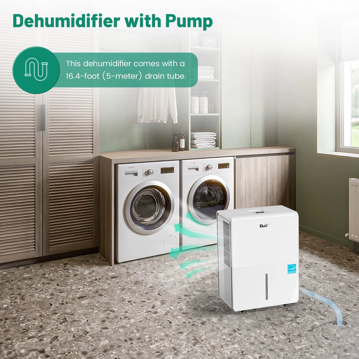 50 Pints Dehumidifier with Wi-Fi Z853027