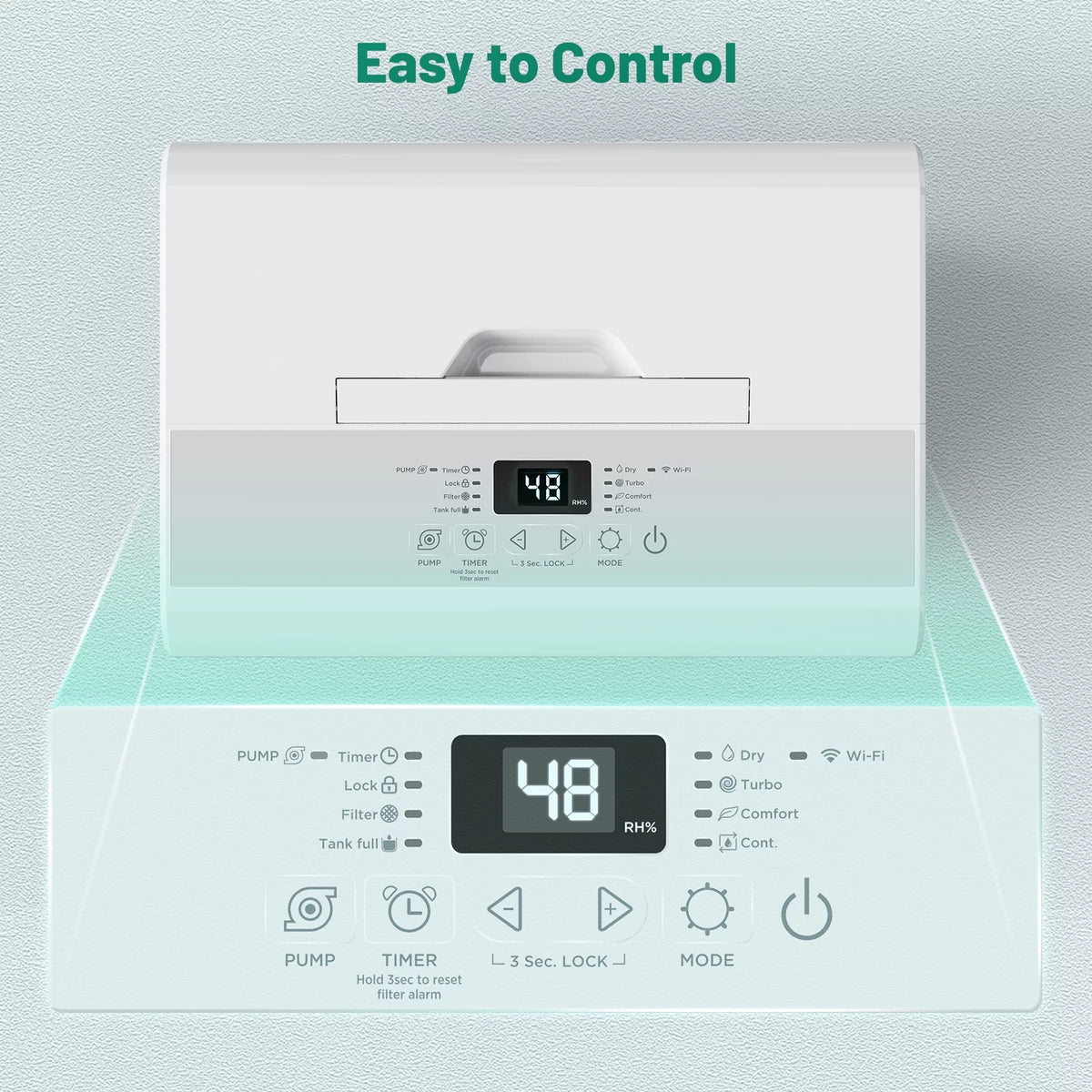 50 Pints Dehumidifier with Wi-Fi Z853027