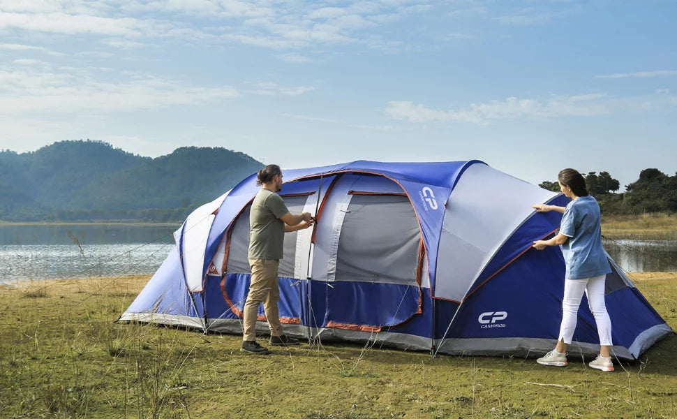 12 Person Waterproof 3 Room Camping Tent U805842