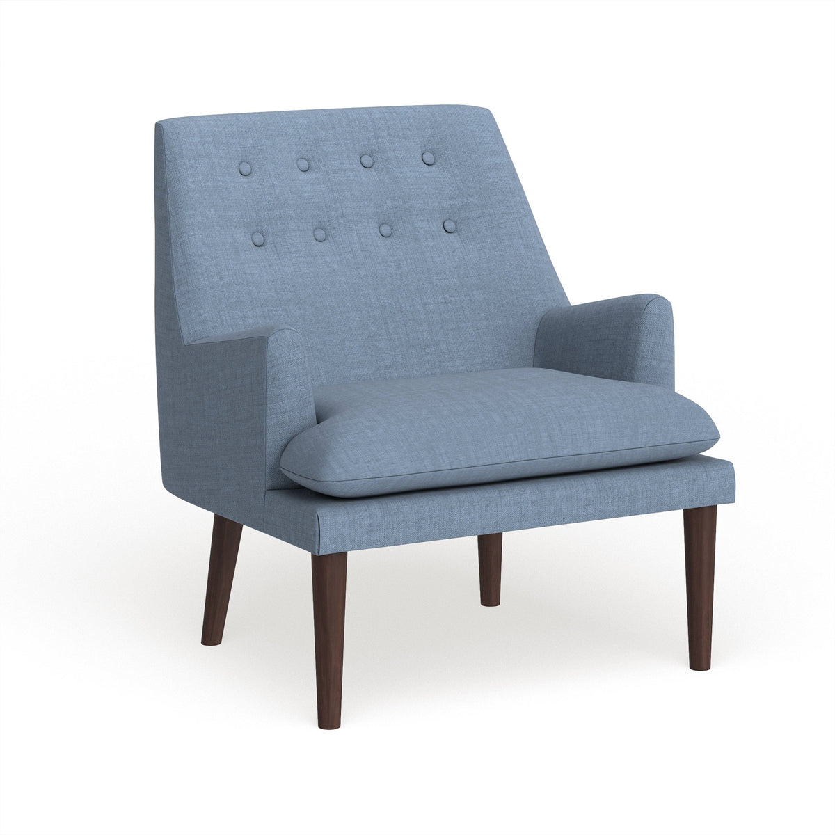 Blue Mid-Century Accent Chair M928