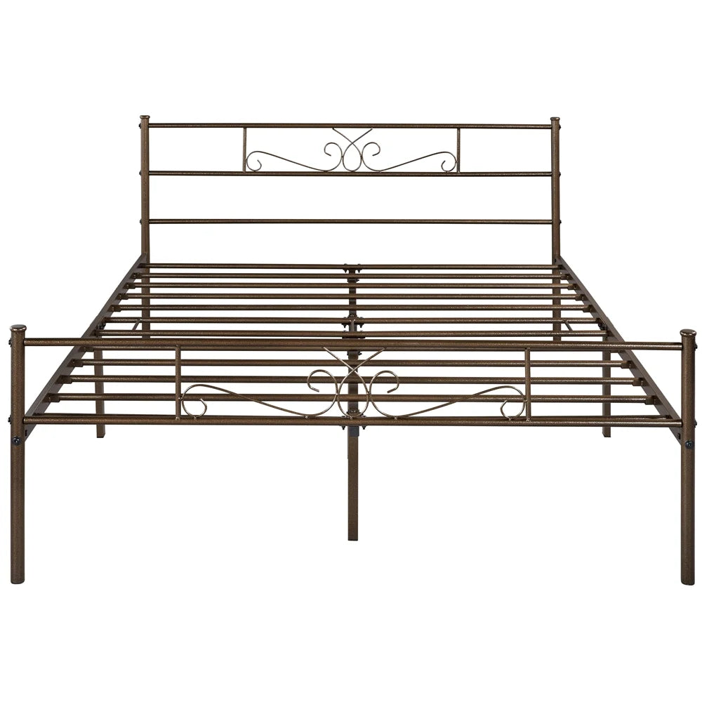 Black Metal Platform Twin Bed Z2604