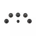 Brushed Black Electric Cooktop Knob Kit W32641