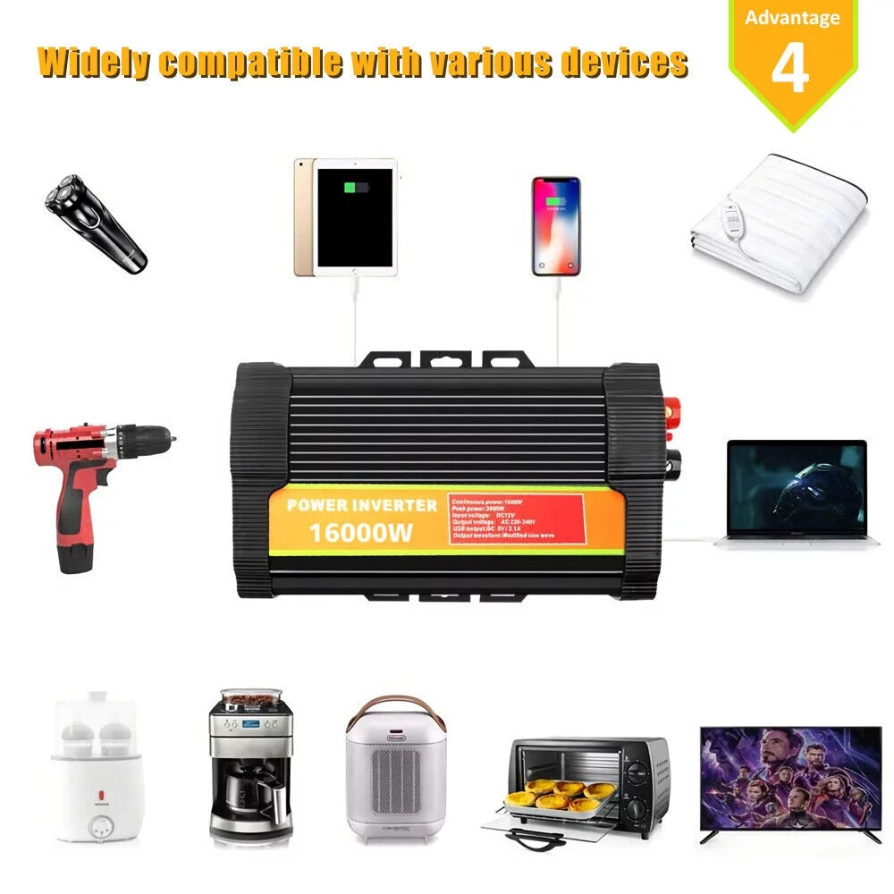 8000 Watts Pure Sine Wave Power Inverter C492