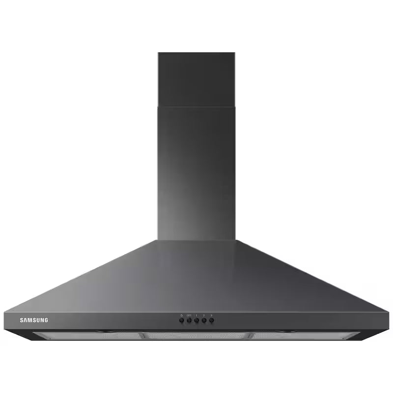 36 in. Wall Mount Range Hood Black Stainless J1791