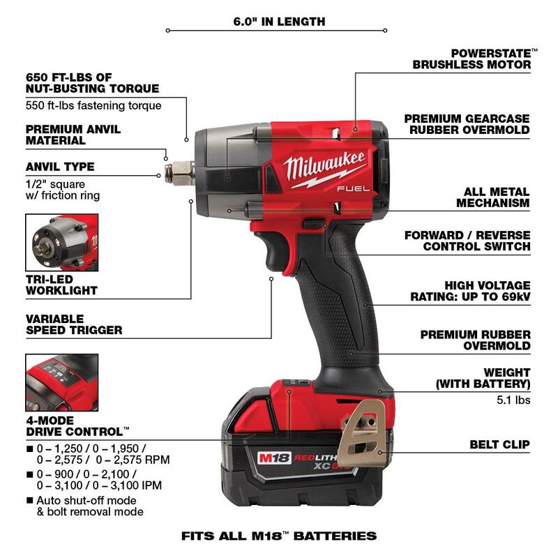 18V Lithium-Ion Brushless Cordless Combo Kit with 5.0 Ah Batteries 7-Tool & Cordless Blower W893