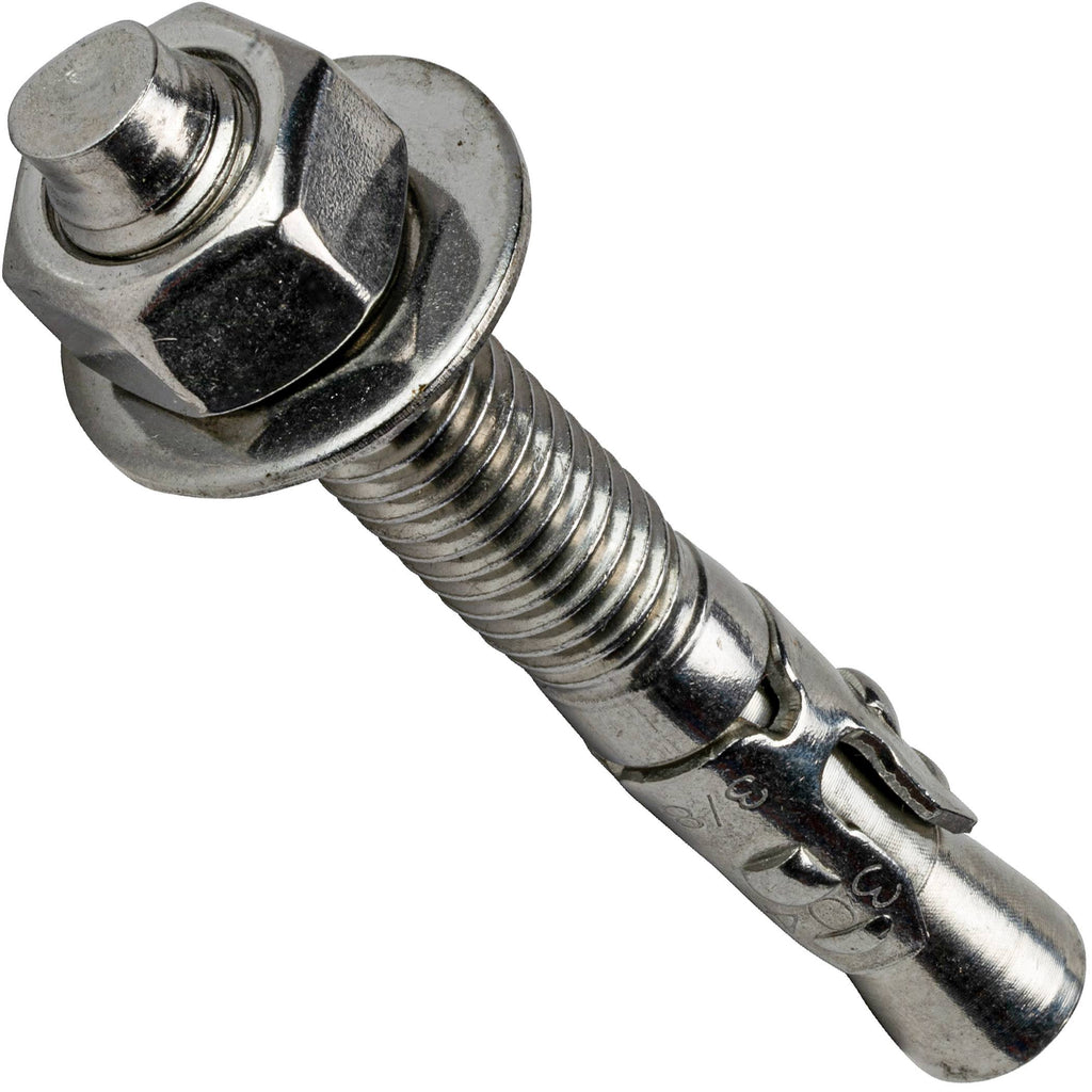 1/4x22 x 4x22 Stainless Steel 316 Wedge Anchors Qty 100 P706