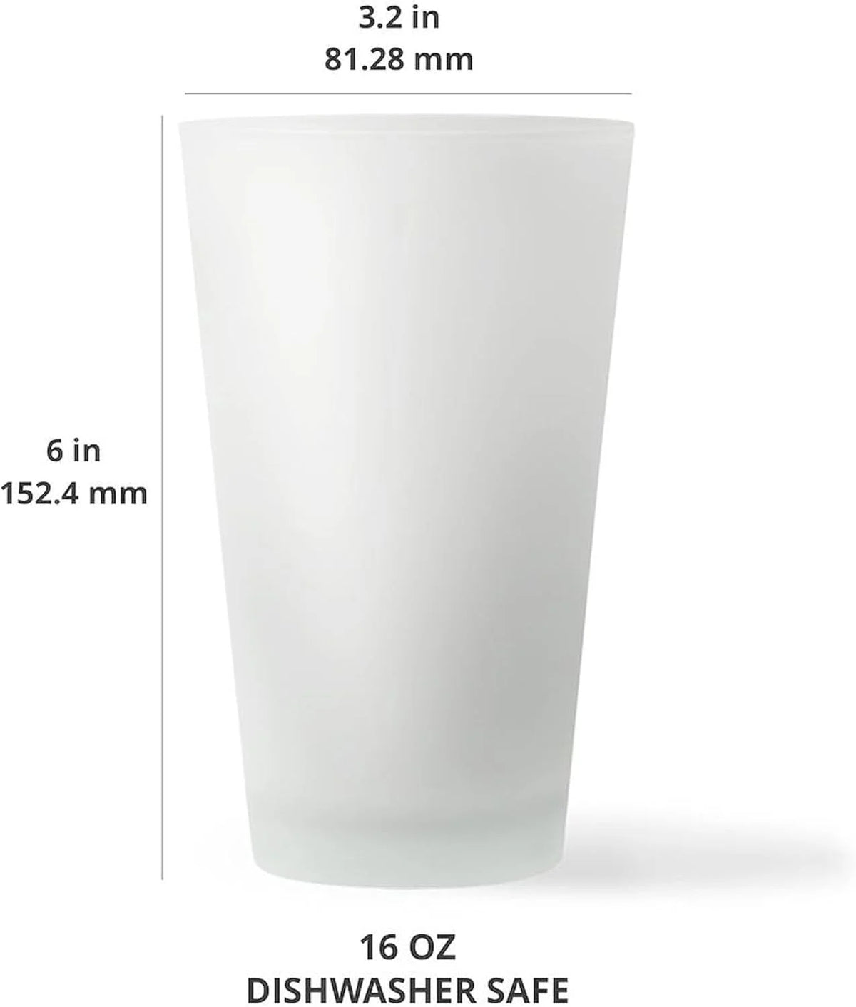 16 Oz. Drinking Glass J446