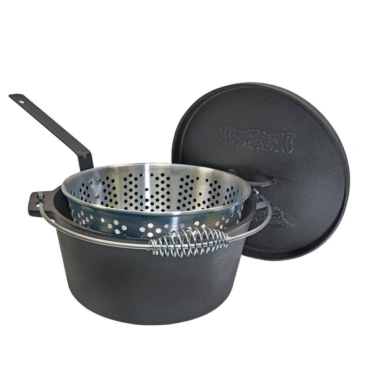 Cast Iron 14 Quart Dutch Oven with Basket S3329