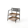 Sand Black 2-Shelf Bookcase Y427306