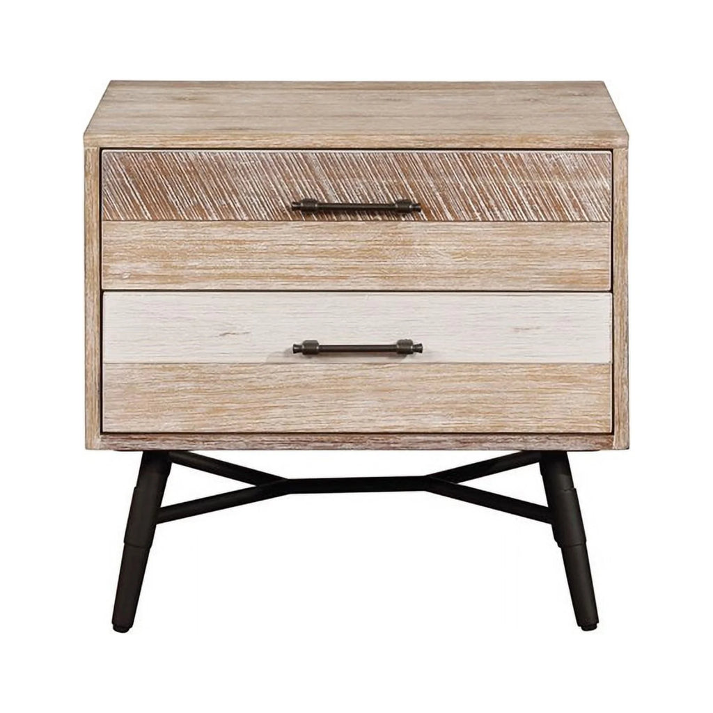 5-piece Brown Wood Queen Bedroom Set P629