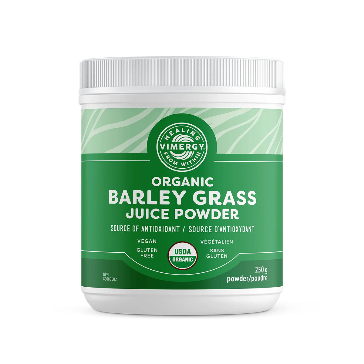USDA Organic Barley Grass Juice Powder 250g N4964