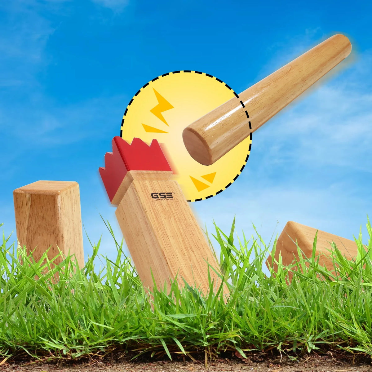 Hardwood Kubb Yard Game Set N566670